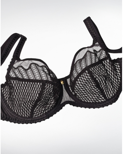 Soutien-gorge corbeille avec armatures Empreinte Luna (Noir)