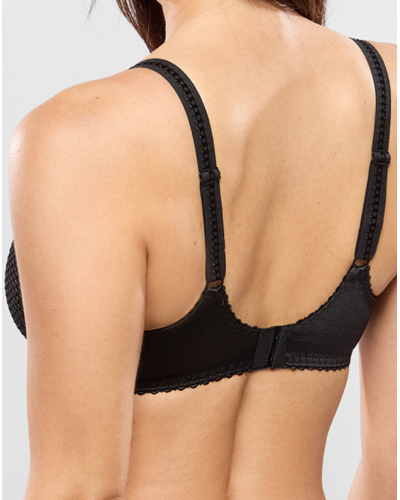 Underwired low-necked bra Empreinte Luna (Black)