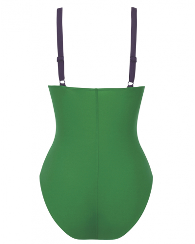 Bañador de una pieza con escote en V Empreinte Charm (Palm)