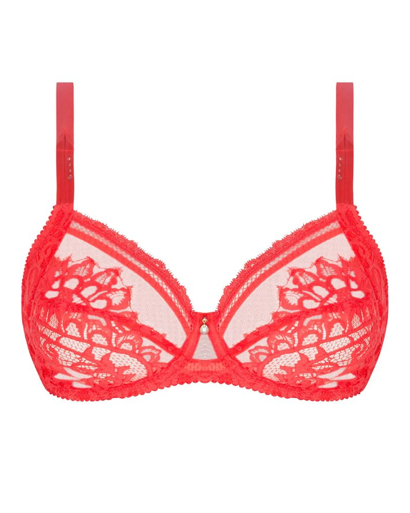 Soutien-gorge armatures bien-être Lise Charmel Désirs de Venise (Grenat Venise)