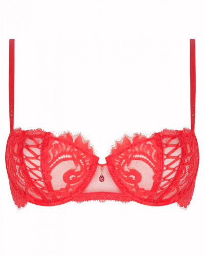 Demi bra couture Lise Charmel Désirs de Venise (Grenat Venise)
