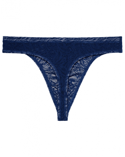 Lace thong HOM Free Cut Lace (Marine)