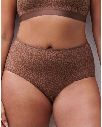 High waist knickers Chantelle Norah (Brun Sauvage)