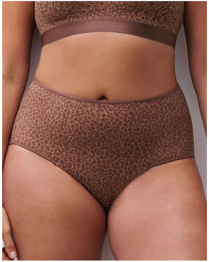 Culotte Haute Chantelle Norah (Brun Sauvage)