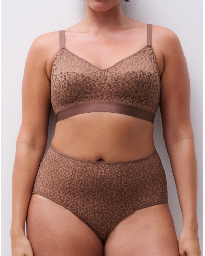 Culotte Haute Chantelle Norah (Brun Sauvage)