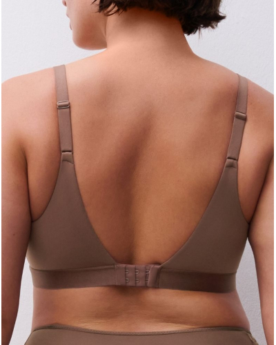 Wireless support bra Chantelle Norah (Brun Sauvage)