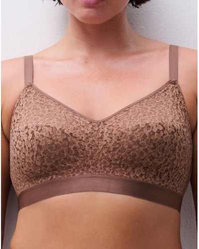 Soutien-gorge sans armature Chantelle Norah (Brun Sauvage)