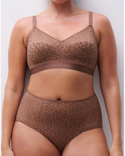 Soutien-gorge sans armature Chantelle Norah (Brun Sauvage)