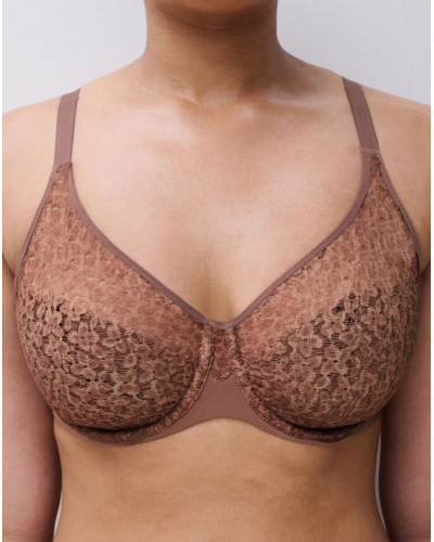 Soutien-gorge enveloppant moulé Chantelle Norah (Brun Sauvage)