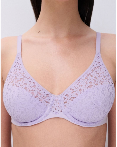 Moulded wrap bra Chantelle Norah (Mauve)