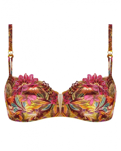 Soutien-gorge corbeille Lise Charmel Danse des Fleurs (Fushia Vert)