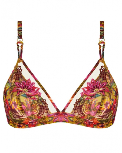 Wireless bra Lise Charmel Danse des Fleurs (Fushia Vert)