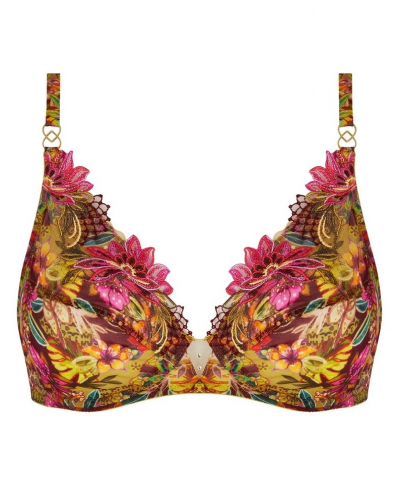 Sujetador glamuroso Lise Charmel Danse des Fleurs (Fushia Vert)