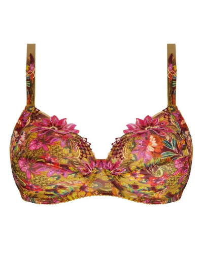 Soutien-gorge armatures bien-être Lise Charmel Danse des Fleurs (Fushia Vert)