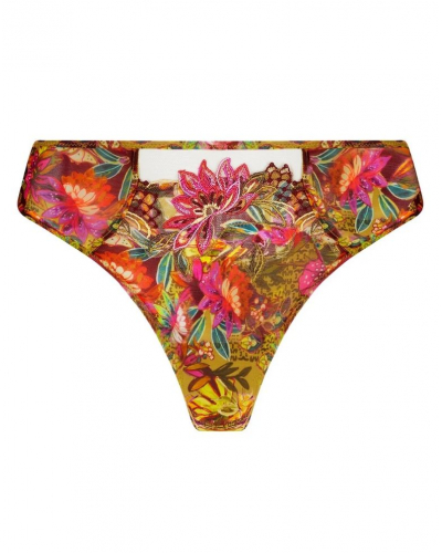 Tanga Lise Charmel Danse des Fleurs (Fushia Vert)
