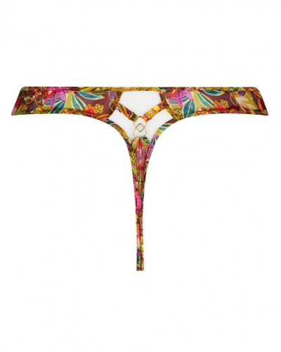 Tanga Lise Charmel Danse des Fleurs (Fushia Vert)