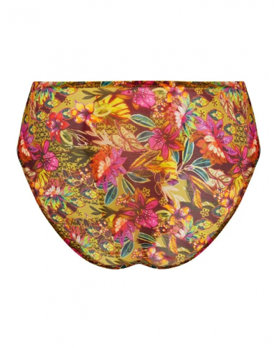 High waist brief Lise Charmel Danse des Fleurs (Fushia Vert)