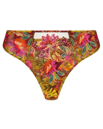 Slip séduction Lise Charmel Danse des Fleurs (Fushia Vert)