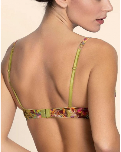 Sujetador corbeille Lise Charmel Danse des Fleurs (Fushia Vert)