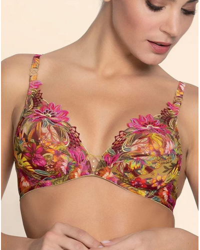 Soutien-gorge glamour Lise Charmel Danse des Fleurs (Fushia Vert)