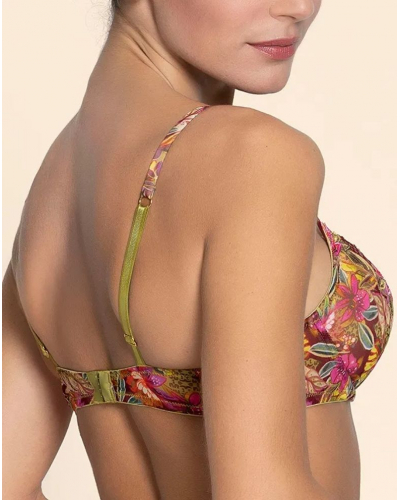 Padded bra Lise Charmel Danse des Fleurs (Fushia Vert)