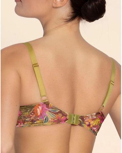 Soutien-gorge corbeille bien-être Lise Charmel Danse des Fleurs (Fushia Vert)