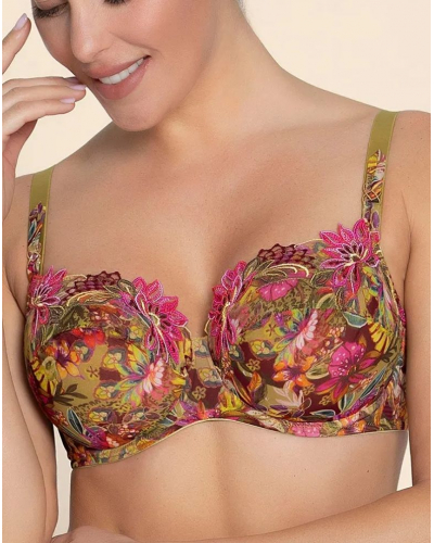 Wellness demi bra Lise Charmel Danse des Fleurs (Fushia Vert)