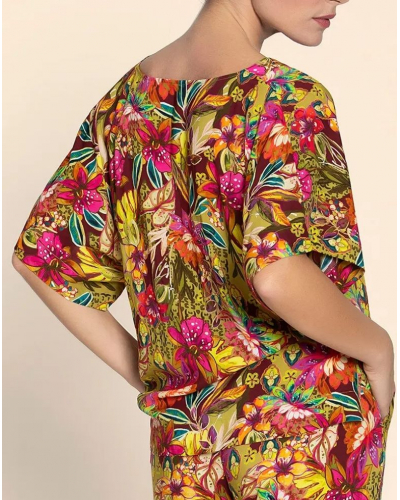 Top Lise Charmel Danse des Fleurs (Fushia Vert)