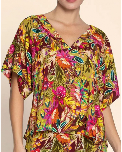 Top Lise Charmel Danse des Fleurs (Fushia Vert)