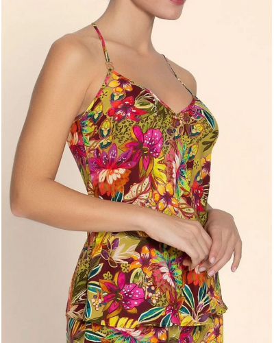 Caraco Lise Charmel Danse des Fleurs (Fushia Vert)