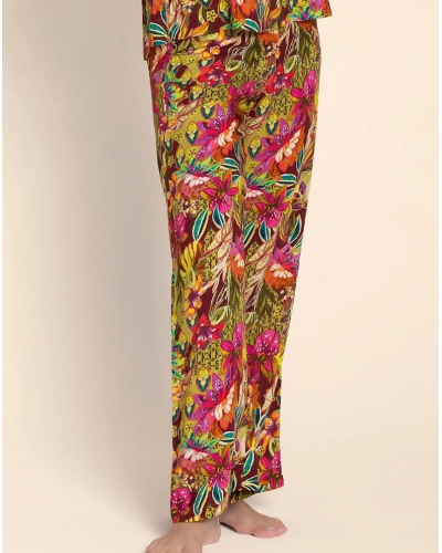 Pantalon Lise Charmel Danse des Fleurs (Fushia Vert)