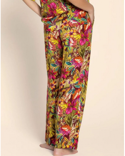 Pants Lise Charmel Danse des Fleurs (Fushia Vert)