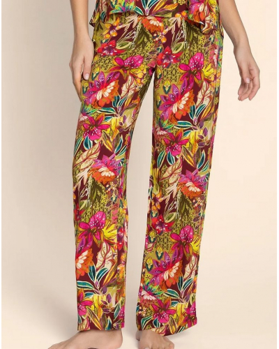 Pantalón Lise Charmel Danse des Fleurs (Fushia Vert)