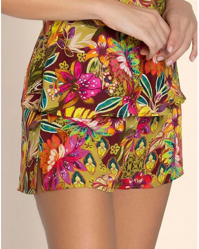 Short Lise Charmel Danse des Fleurs (Fushia Vert)