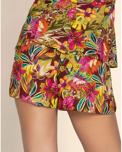 Short Lise Charmel Danse des Fleurs (Fushia Vert)