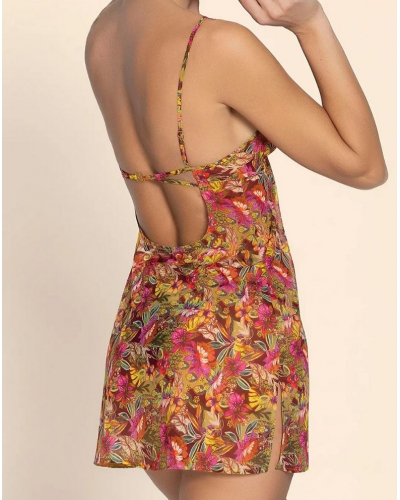 Babydoll Lise Charmel Danse des Fleurs (Fushia Vert)