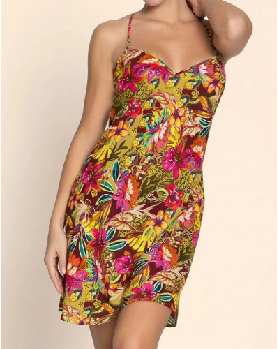 Nightdress Lise Charmel Danse des Fleurs (Fushia Vert)