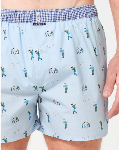 Caleçon à suspensoir 100% coton Arthur 1214 (Multicolore)