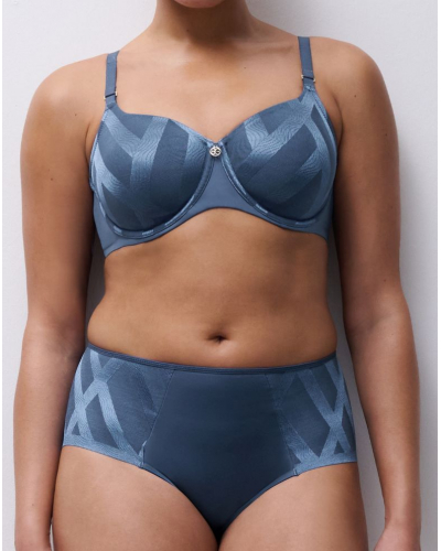 Sujetador con aros envolvente moldeado Chantelle Glaze (Jeans)