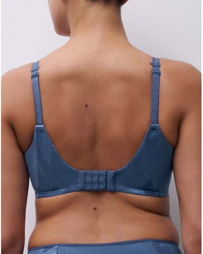 Soutien-gorge armatures enveloppant moulé Chantelle Glaze (Jeans)