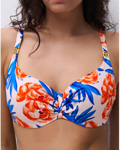 Sujetador de baño con aros Chantelle Sauvage (Fleur de Laurier)