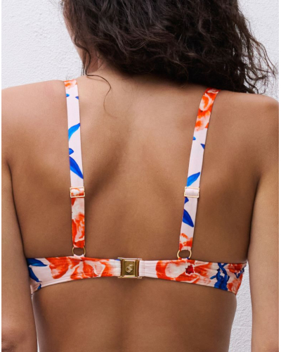 Underwired bath bra Chantelle Sauvage (Fleur de Laurier)