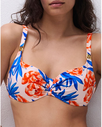 Soutien-gorge de bain armatures enveloppant Chantelle Sauvage (Fleur de Laurier)