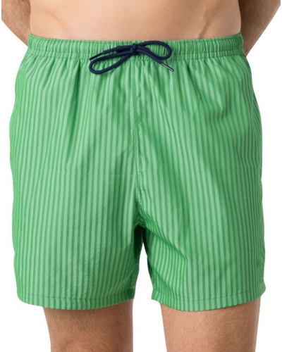 Bermuda de bain Eminence Trendy (Vert rayure satinée)