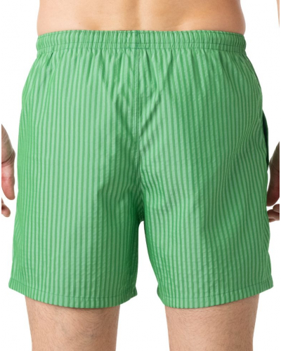 Eminence Trendy Swim Bermuda (Green with Satin Stripe)