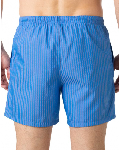 Bermuda de bain Eminence Trendy (Bleu rayure satinée)