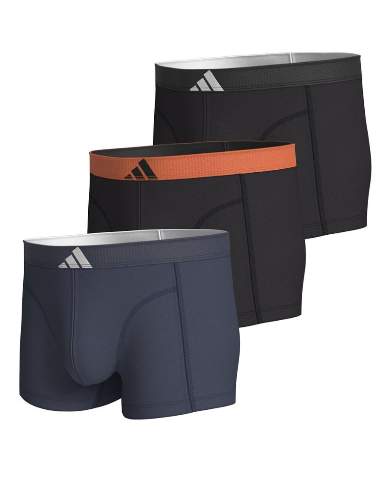 Lot de 3 boxers Adidas Active Flex Cotton (Multicolore)
