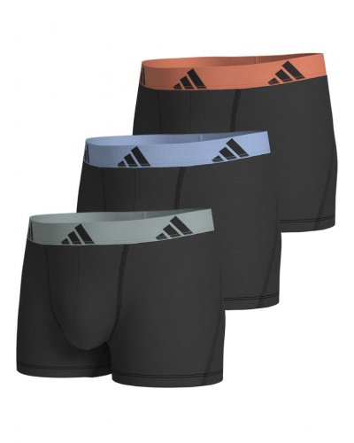 Lot de 3 boxers Adidas Active Flex Coton (Multicolore)