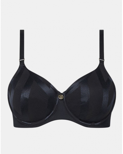 Sujetador con aros envolvente moldeado Chantelle Glaze (Negro)