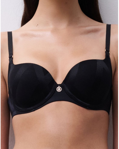 Sujetador con copas envolventes Chantelle Glaze (Negro)